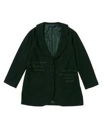 F i.n.t | メッセージ刺繍ジャケットコート(ダウンジャケット/コート)