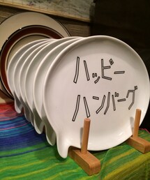 ハッピーハンバーグ | ハッピーの行列☻☺︎♥︎♡(食器)