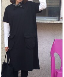 UNKNOWN. | 韓国でみつけたデカポケＴワンピ(ワンピース)