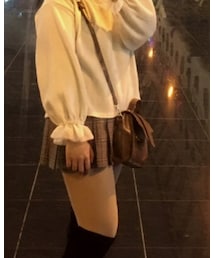 格子a字小短裙 | スカート