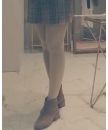 卡其色短靴 | ブーツ