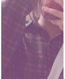 绿色格子衬衫 | シャツ/ブラウス