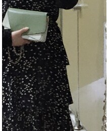 兰黑波点吊带裙 | ワンピース