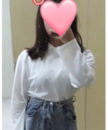 高领白T | Tシャツ/カットソー