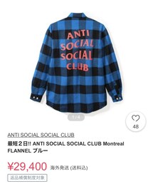 ANTI SOCIAL SOCIAL CLUB | シャツ/ブラウス