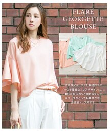 aquagarage

 | ブラウス ジョーゼット フレアスリー(シャツ/ブラウス)