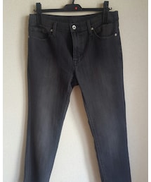 GU | グレーデニム(デニムパンツ)