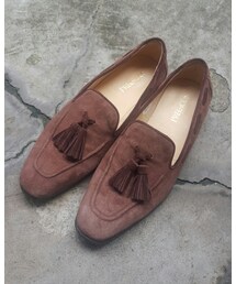 Precious | スエードタッセルローファー(ドレスシューズ)