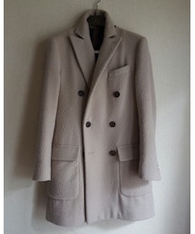 eleventy | ダブルブレストカセンティーノチェスターコート(ダウンジャケット/コート)