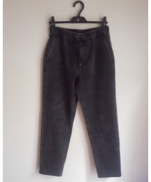 GU | ブラックデニム(デニムパンツ)