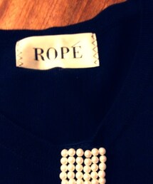 ROPE' | さむいとき☃
真ん中パールカーディガン(カーディガン/ボレロ)