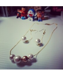 Handmade | コットンパール(ネックレス)