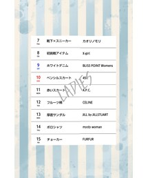✏ | レディースタグ(5/7～5/15)(その他)