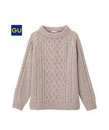 GU | ケーブルニット(トップス)