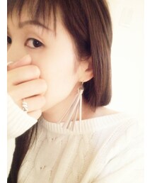 付けてます | ピアス（両耳用）