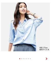 UNIQLO | オーバーサイズシャツ(シャツ/ブラウス)