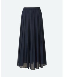 UNIQLO | ハイウエストシフォンプリーツ(スカート)