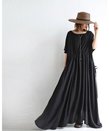 antiqua | ギャザー/ドレープワンピース(ワンピース)