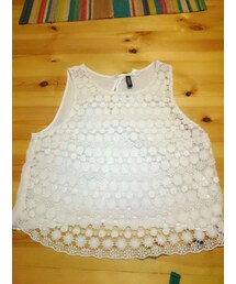 H&M | 花レーストップス(タンクトップ)