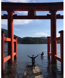 箱根神社桟橋power spot | オラにチカラを元気をわけてくれーー(ファッション雑貨)