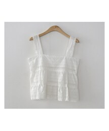 fd style | [22XX]コットンレーススリーブレスブラウス(シャツ/ブラウス)