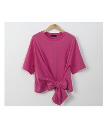 fd style | サマーリボン結びTシャツ (Tシャツ/カットソー)