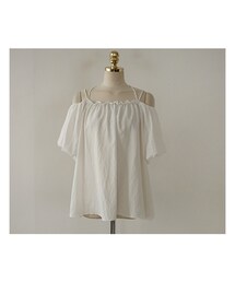 fd style | オープンショルバルーンスリーブブラウス(シャツ/ブラウス)