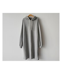 fd style | スウェットフードスリットワンピース(ワンピース)
