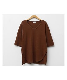 fd style | [22XX]ピーチ起毛前後アンバランスTシャツ(Tシャツ/カットソー)