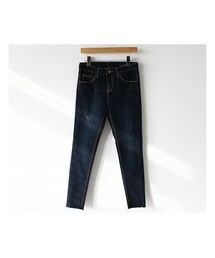 fd style | [22XX]裏起毛ダメージポイントスキニーデニムパンツ(デニムパンツ)