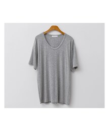 fd style | レーヨンUネック半袖Tシャツ(Tシャツ/カットソー)