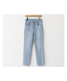 fd style | ライトワッシングカットオフ裾デニムパンツ (デニムパンツ)