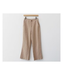 fd style | [22XX]リネン混ワイドブーツカットパンツ (その他パンツ)
