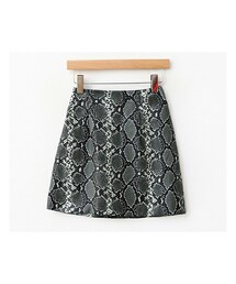 fd style | バックゴムパイソン柄タイトミニスカート(スカート)