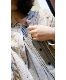 no brand | あみあみカーデ(カーディガン/ボレロ)