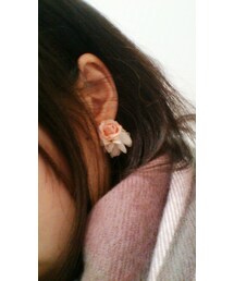 雑貨屋さん | お花のピアス(ピアス(両耳用))