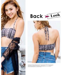 GROWING RICH | ≪全10色≫ 【フロントシャーリング ホルターブラトップ】 品番[170389] 　1380円 (ブラジャー)