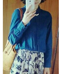 on the couch | デニムシャツ(シャツ/ブラウス)