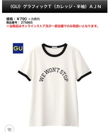 GU | Tシャツ/カットソー