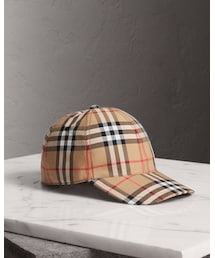 BURBERRY | ヴィンテージチェック ベースボールキャップ(キャップ)