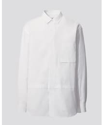 UNIQLO | スーピマコットンオーバーサイズシャツ(長袖)(シャツ/ブラウス)