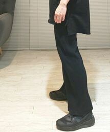 GU | リブワイドパンツ S(その他パンツ)