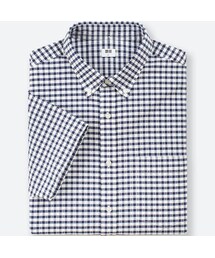 UNIQLO | ドライストレッチシアサッカーチェックシャツ（半袖）(シャツ/ブラウス)