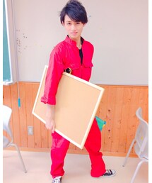 変身前もちゃんと‼︎笑 | つなぎ/オールインワン