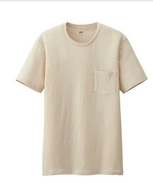 UNIQLO | コットンリネンクルーネックT(Tシャツ/カットソー)
