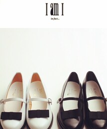 I am I  | HARUTA × I am I ワンストラップシューズ(パンプス)