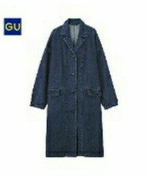 GU | デニムチェスターコート(デニムジャケット)
