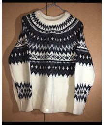 niko and... | ノルディック柄ニット(ニット/セーター)