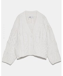 ZARA | ケーブルカーディガン(カーディガン/ボレロ)