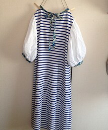 happypanda | オリジナル『happypanda』のワンピースです。リバティの長めのリボンがお気に入り。(ワンピース)